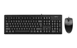 A4 TECH KM-72620D TÜRKÇE USB MULTİMEDYA SİYAH Q KLAVYE+MOUSE 
